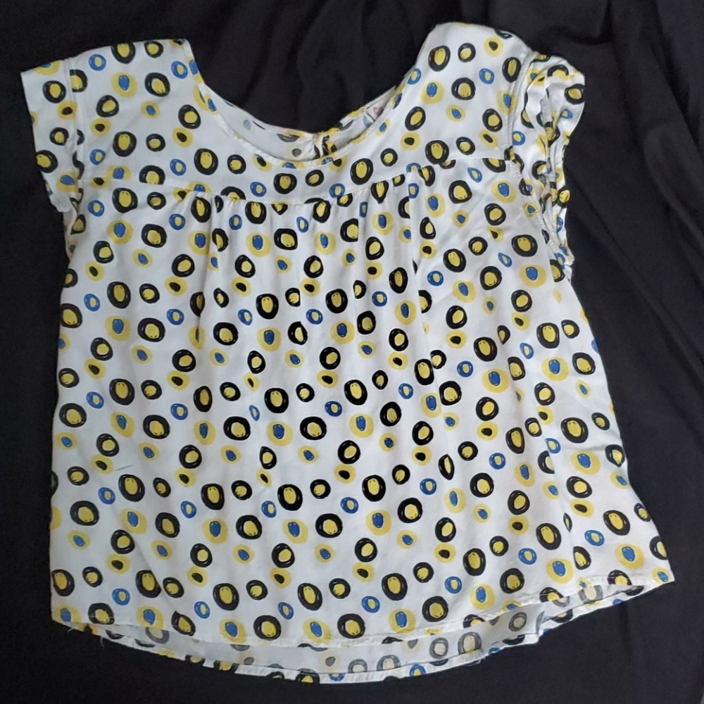 Polka dot blouse